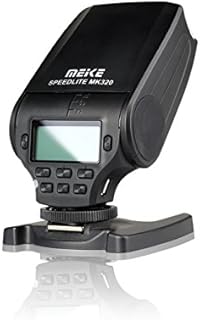 Meike Camera Flash, TTL Flash Speedlite with LCD Display and Rotated Head for Sony Mini Hot Shoe DSLR and Mirrorless Cameras A6000 A6100 A6300 A6400 A6500 A7 A7II A7III NEX6 A7SII A7R A7S