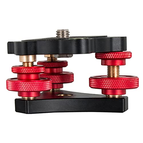 Base de nivelación para trípode de cámara con tornillo de 3/8'' y carga de 15kg 3