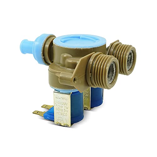 EvertechPRO 22004333 Water Valve 60/40 Replacement for Whirlpool Washer 22004333 1057502 22004191 AH2021768