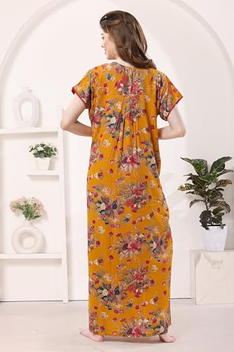 Image of Soulemo Women Premium Rayon Printed Nighty 1794
