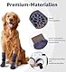 Oiyeefo Anti-Rutsch Hundesocken, 2 Paar Verletzungen Pfotenschutz Innenräume Hundeschuhe mit Verstellbarem Klettverschluss und Doppelseitige Silikongel für Kleine Mittlere und Große Hunde (Größe L)