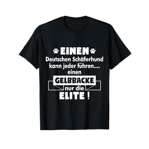 Gelbbacke Hund T-Shirt