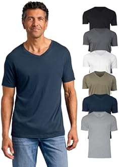 True Classic V Neck Mens T Shirt
