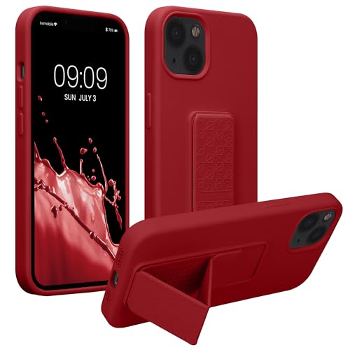 CON CINTURINO: la back cover con impugnatura dona maggiore sicurezza. Il sostegno appoggia telefono può essere usato come cavalletto. Posiziona lo schermo del cellulare in orizzontale per guardare film e serie TV o in verticale per scattare selfie.