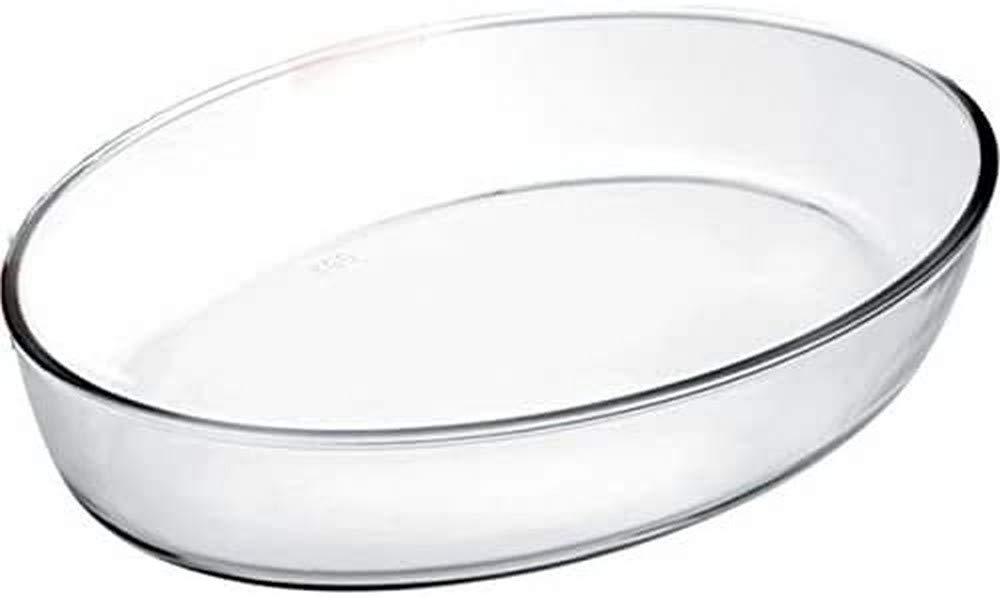 Ibili "Kristall Oval Tray, Transparent, 40 x 27 x 6.5 cm