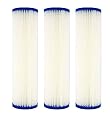 IPW Industries Inc. - 3-Pack Watts (WPC5-975) 5-Micron Pleated Sediment Filter Replacement for Whole House Water Filters, Under Sink, and RO Systems