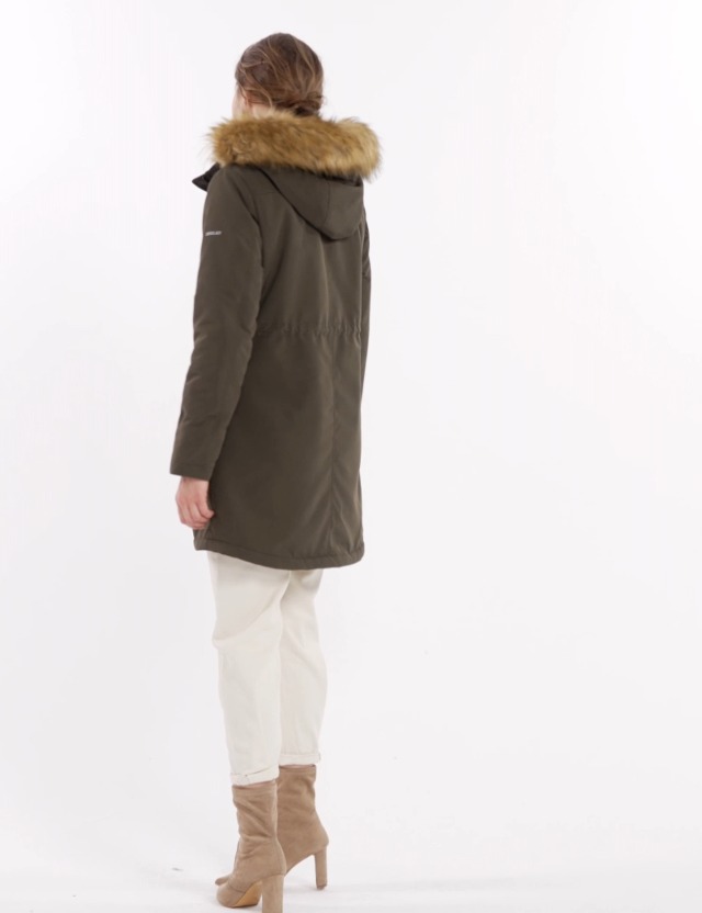 ジャケット・アウター ivory AURALEE Checked Moutain Parka 0 Auralee Washed Heavy Canvas Liner Coat | Ivory | Canoe Club