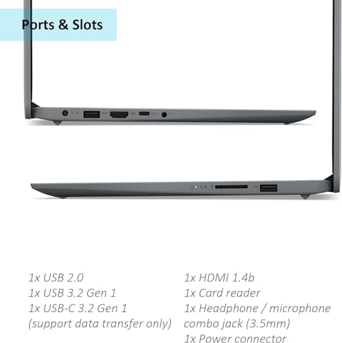 Image of Lenovo IdeaPad 15.6-inch Laptop Computer - Anti-Glare FHD Display, i5-1235U Processor(beat i7-1135G7), 16GB RAM, 512GB SSD, 10H Long Battery Life, HD Webcam, Wi-Fi 6, Windows 11 Pro, with Laptop Stand