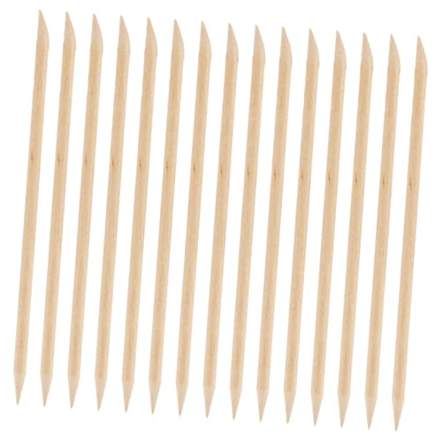 Ipetboom 200pcs Nail Tools Wood Cuticle Pusher Sticks Manicure Kit for Home Travel