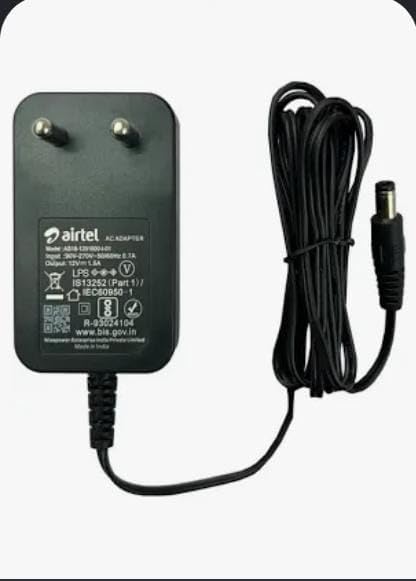 Original 12V 2A Power Adapter (BIS Certified) for Airtel Digital TV DTH SD/HD Settopbox | Model: MSA-C2000IS12.0-24W | IS13252(Part 1)/IEC 60950-1|R-41071820- HUIZHOU MOSO Energy Technology - White-image-18