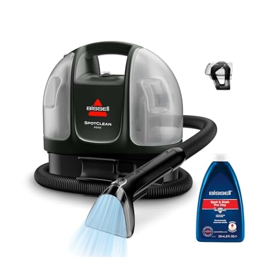 BISSELL SpotClean Mini Polsterreiniger Gerät mit Kabel, Tragbarer Teppichreiniger, Ideal für schnelle Reinigungen, Kompakt & Leicht Waschsauger, Mobiler Nasssauger für Auto, Boot, Sofa & Mehr, 41491