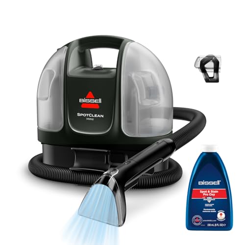 BISSELL SpotClean Mini Aspiradora de Agua Tapiceria con cable, Limpiador de Tapicerias Portátil, Perfecto para...