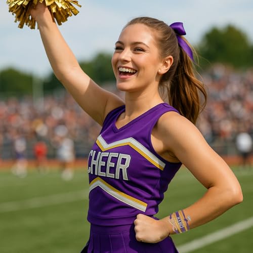 Sportybella - Cheer Bracelet- Cheerleading Charm Infinity Bracelet- Cheer Jewelry - Gift For Cheerleader, Cheer Team.3