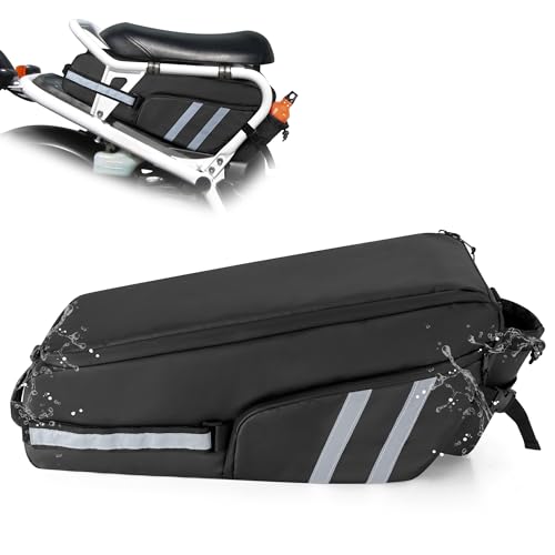 HODRANT Water-resistant Under Seat Bag Compatible with Honda Ruckus 2010-2024 Scooter Cling to Side Frame Box Scooter Under Seat Organizer with Shoulder Strap for Motorcycle Accessories Bag Only