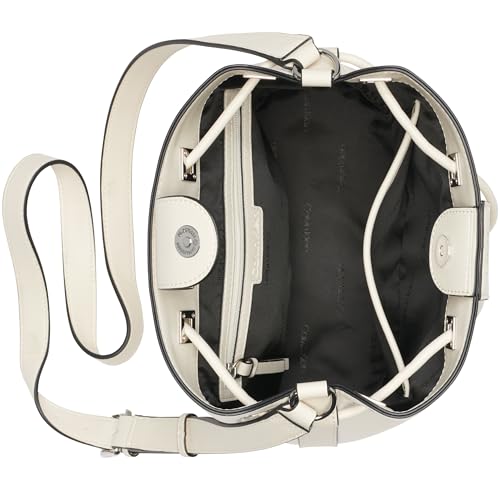 Image of Calvin Klein Women's Ash Crossbody Bag - Vegan Leather, Monogram, 2 Pockets