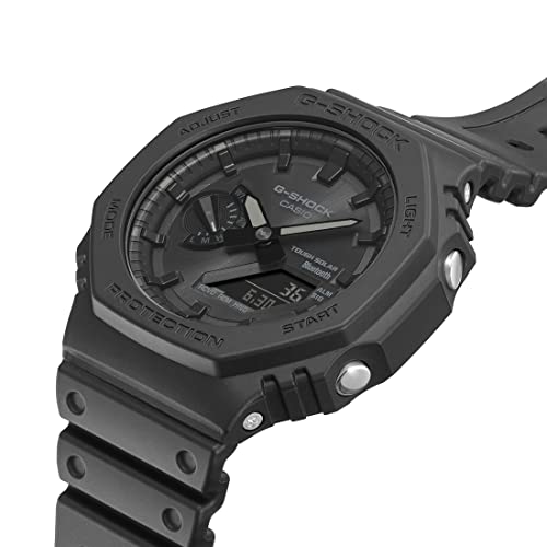 Image of Casio G-Shock GA-B2100-1A1DR Black Analog-Digital Dial Black Resin Strap Men's Watch Tough Solar Bluetooth G1242