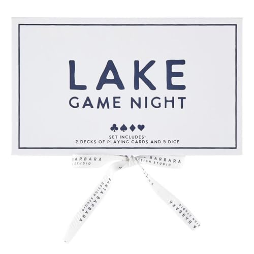 Set de juegos Lake Game Night con naipes y dados