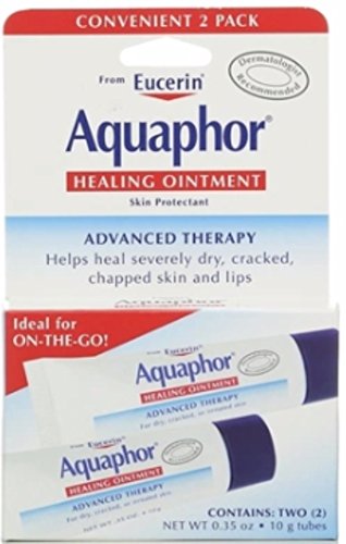Aquaphor Healing Skin Ointment, Advanced Therapy, 2 Pack, 0.35 oz ea (Pack of 6)