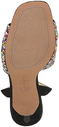 Jessica Simpson Women's Ohela Embellished Dress Sandal Heeled, Black, 12 | Image 3