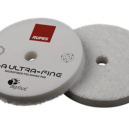 RUPES BigFoot Mikrofaser-Polierpads – Verschiedene Durchmesser 75/125/150 Mm, Klettaufnahme, Für Lackpolitur