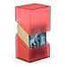 Ultimate Guard Boulder Deck Case 80+ Card Game, Ruby, Small
