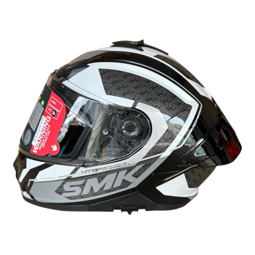 Image of SMK Typhoon RD1 Full Face Helmet, Dual Visor, ISI DOT & ECE 22.06 Certified