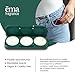 ēma Dark Gourmand Solid Perfume – Cedarwood, Leather & Vanilla – Warm Smoky Fragrance Balm for Women & Men, Refillable Alcohol-Free Solid Cologne, Long-Lasting Vegan Perfume for Day or Night