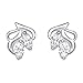 Produktbild ANDANTE 925 Sterling Silber Damen Ohrstecker Ohrringe ** Grace ** mit weißen Zirkoniasteinen