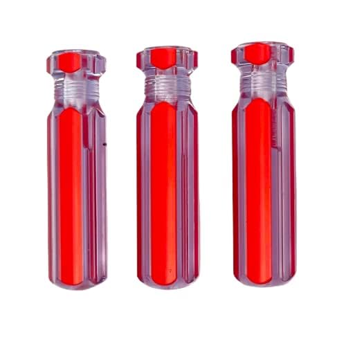 Plastic Screwdriver Handles - 3 Pack Premium Pre-Drilled Blank Screwdriver Handles for Making Your Own Tools | Easy and Comfortable Tool Handle Grip | Made In USA