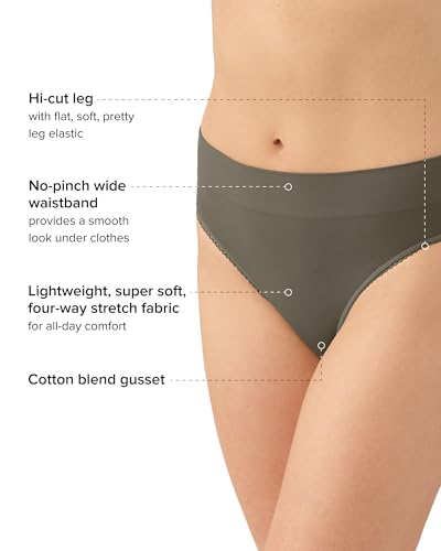 Image of Wacoal Feeling Flexible Seamless Hi Cut Panty