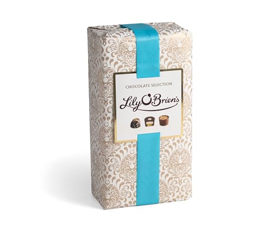 Lily OBriens 160g Chocolate Collection - Gift Wrapped Box with 14 Assorted Chocolates from 7 Original Recipes Gift Birthday Thank You