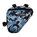 RSTJ-Sjap Borsa Triangolare per Borsa da Bici Mimetica, Borsa da Sella Impermeabile con Tubo Superiore Impermeabile, Borsa per Mountain Bike da Corsa Accessori per Attrezzature,Blu