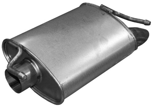 Image of Walker Quiet-Flow SS 52381 Direct Fit Exhaust Muffler Assembly 2.5 inch Inlet (ID) 2.5 inch Inlet (OD) 2.5 inch Outlet (OD) for Chrysler 300