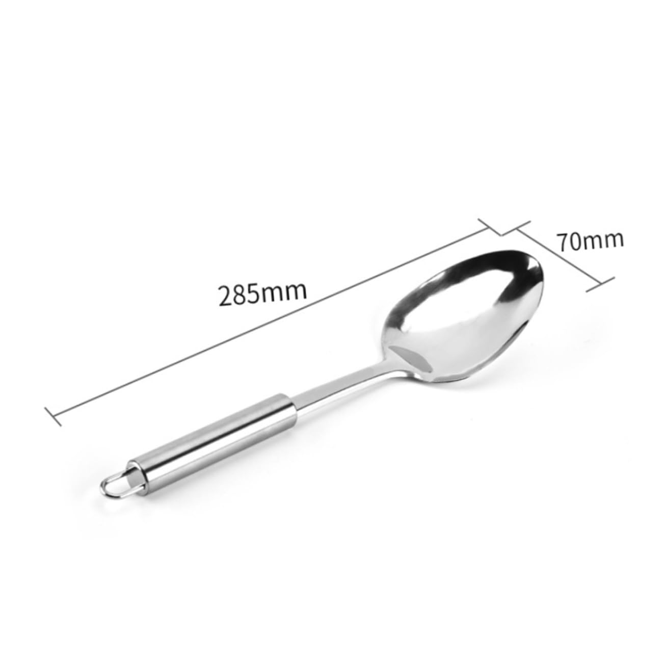 FUNOMOCYA 2pcs Soup Spoon Dinnerware Ice Cream Spoon Spoons Tableware Cocktail Spoon Kitchen Gadget Dinner Spoon Rice Spoon Espresso Spoon Flatware Mini Spoon Stainless Steel Spoon Silver
