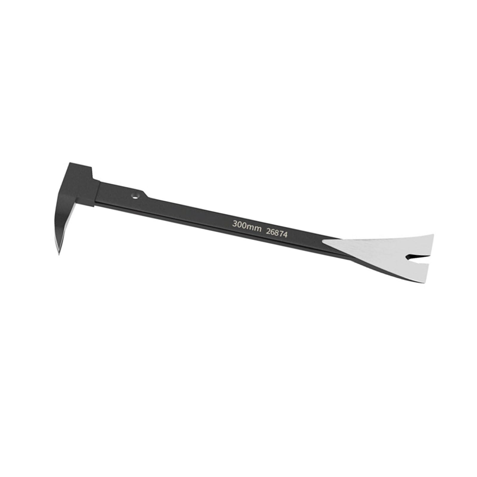 Nvoqilin Flat Model 300Mm Ergonomic Handle Demolition Pry Rod Nails Puller Efficiently Pulls Staple From Furniture Crates And Diyer Repair Tasks Portable Nails Remover For Home & Workshop
