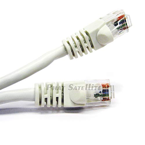 PHAT SATELLITE INTL, cable Ethernet CAT 5e de 7 pies y paquete de alimentación por red PoE miniatura 4