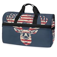 Deer And American Flag