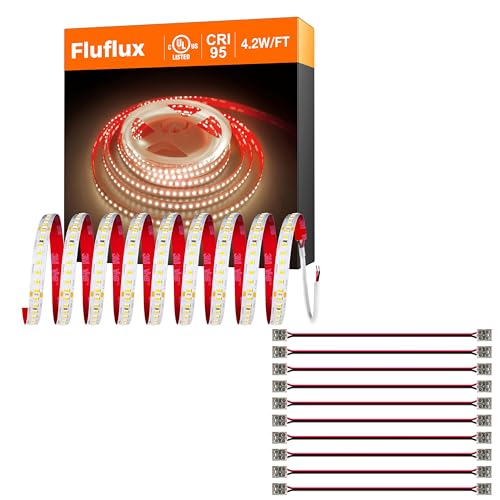 Kit Tira LED 3500K 16.4FT con Conectores Jumper miniatura 1