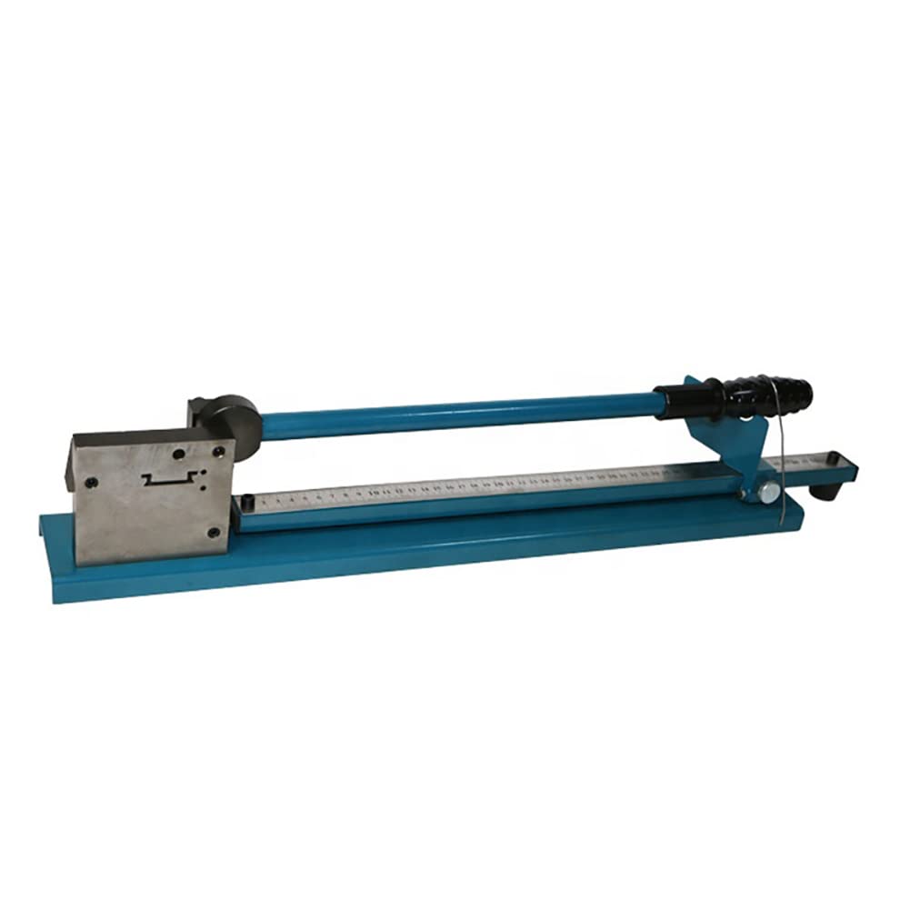 Herramienta Manual de Corte de Riel Din, Máquina Cortadora de Canaletas Dc-35 de Banco, Doble Ranura con Regla de 50 cm para Cortar Aluminio Ranurado