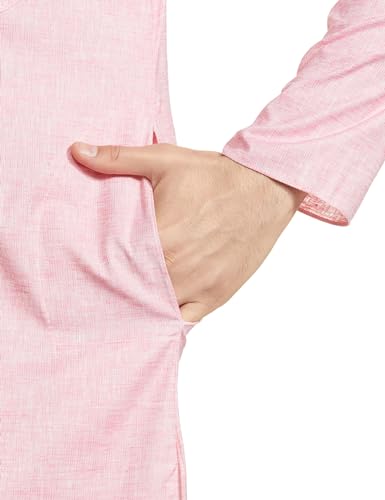 Image of Manthan Blended Viscose Kurta for Men
