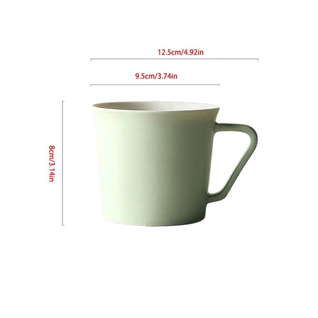 ENGENDER Tazas Cafe Taza De Café De Cerámica Hecha A Mano, Taza De Agua For El Hogar Mug Cups(B)