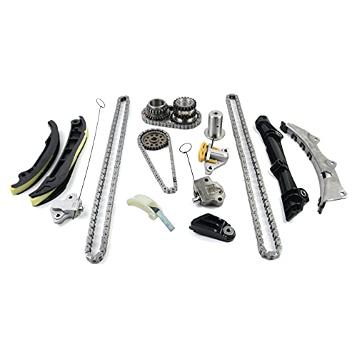 Image of Rocker Arms Lifters Engine Gasket Timing Chain Kit Replacement for 11-15 Chrysler Dodge Jeep Ram 3.6L V6 Pentastar 5184357AE 5047886AA