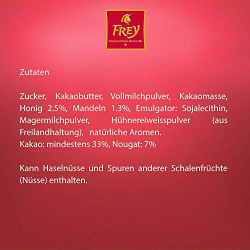 Frey Schokoladenhase "Mahony" 40er-Pack à je 100g - Osterhase aus Milchschokolade & Honig-Mandel-Nougat - Großpackung 40 x 100g - UTZ-zertifizierte Schweizer Schokolade - ideal für Ostergeschenke – Bild 7