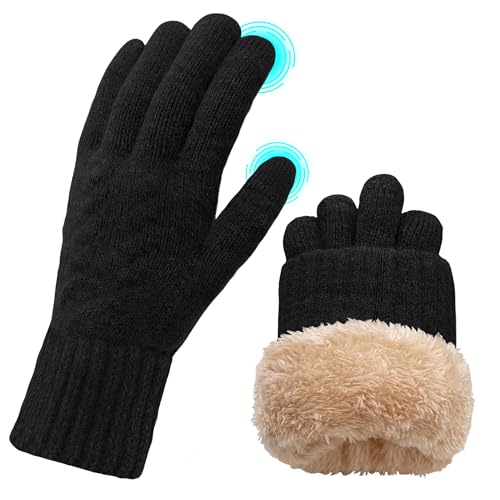 Ehsbuy Guantes Táctiles Invierno Mujer