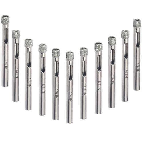 1/4" Diamond Hole Saw Set, Diamond Drill Bits Set for Ceramic