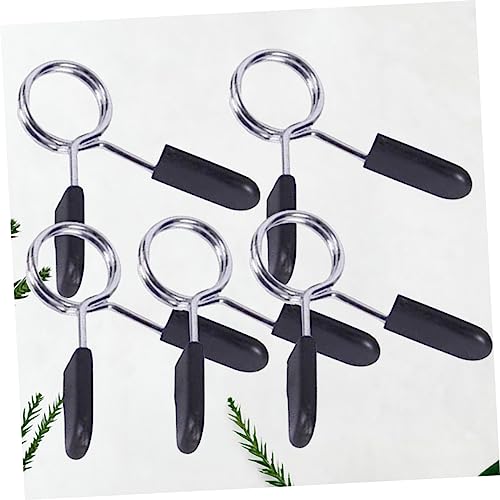 BESPORTBLE 5 Unidades Grampo De Mola Clipes De Mola De Barra Coleiras De Mola Coleiras De Bloqueio D