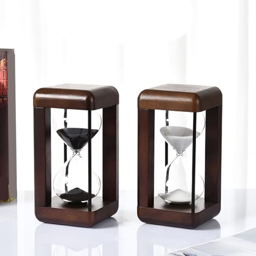 Outil de gestion du temps sablier bicolore pour bureau moderne