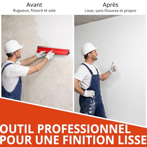 Couteau à enduire GETLITOOL avec manche d'extension 130cm réglable - 4