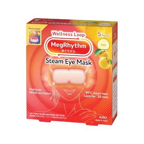 MegRhythm Steam Eye Mask Yuzu 5ct
