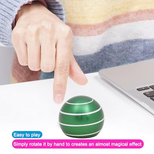 Image of Desk-Kinetic-Toys Cool-Gadgets for Fidget: Cool-Stuff Thing Game Toy for Adult Teen Children Kid, Stress Relief Optical-Illusion Gifts for Office School Home Man Women Christmas Spinning 300 Seconds